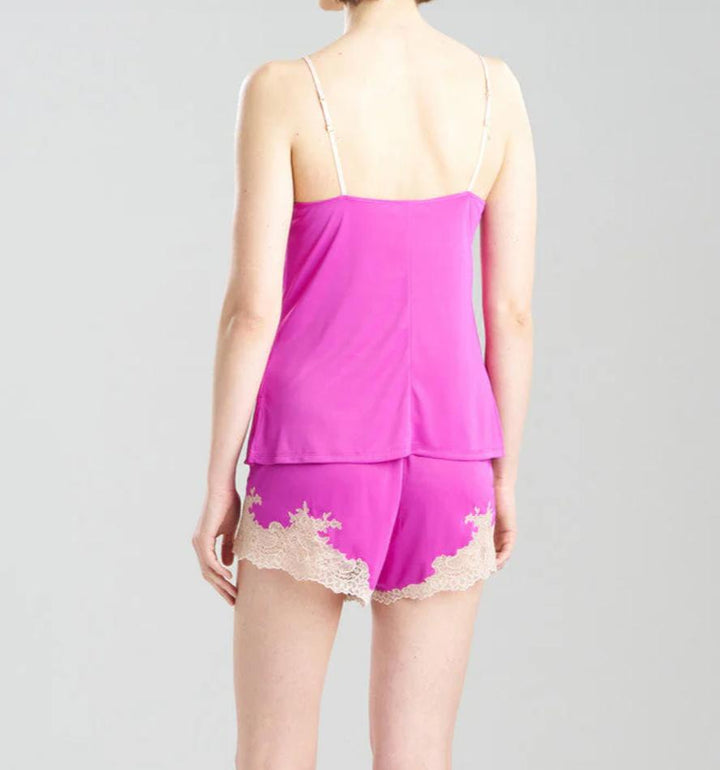 Natori Enchant Cami Tap Pant in French Fuchsia V76112-Loungewear-Natori-French Fuchsia-XSmall-Anna Bella Fine Lingerie, Reveal Your Most Gorgeous Self!