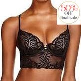 Natori Feathers 3/4 UW Bra 771023-Bras-Natori-Black-34-D-Anna Bella Fine Lingerie, Reveal Your Most Gorgeous Self!
