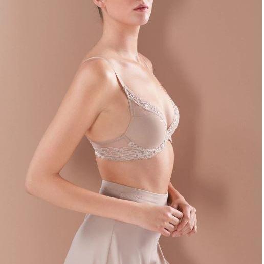 Natori Feathers Bra in Cafe&