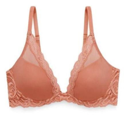 Natori Feathers Bra in Frose 730023-Bras-Natori-Frose-32-B-Anna Bella Fine Lingerie, Reveal Your Most Gorgeous Self!