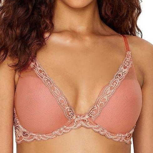 Natori Feathers Bra in Frose 730023-Anna Bella Fine Lingerie-Frose-32-B