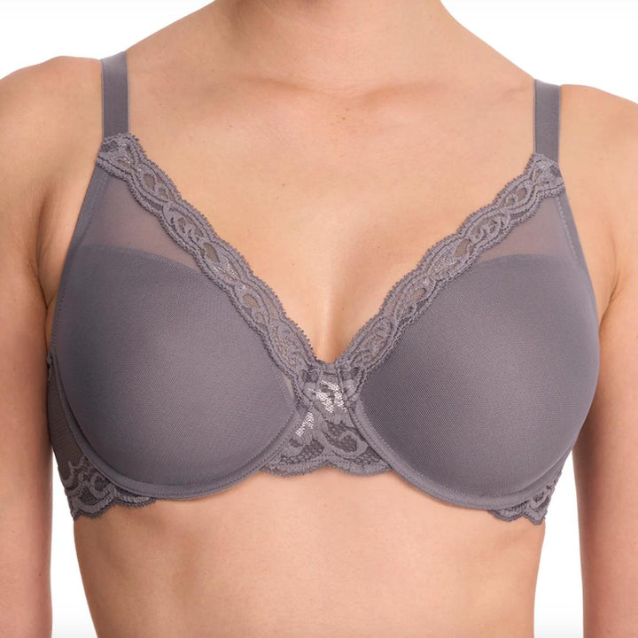 Natori Feathers Full Figured Contour UW Bra in Nickel 741299-Bras-Natori-Nickel-32-FF-Anna Bella Fine Lingerie, Reveal Your Most Gorgeous Self!
