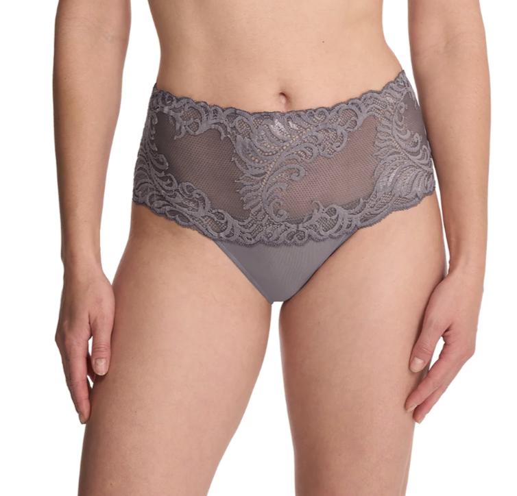 Natori Feathers Girl Brief in Nickel 756023-Panties-Natori-Nickel-Medium-Anna Bella Fine Lingerie, Reveal Your Most Gorgeous Self!