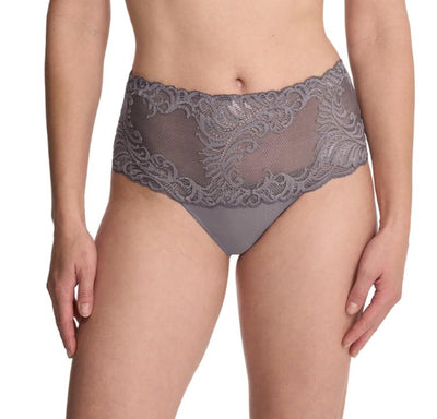 Natori Feathers Girl Brief in Nickel 756023-Anna Bella Fine Lingerie-Nickel-Medium-
