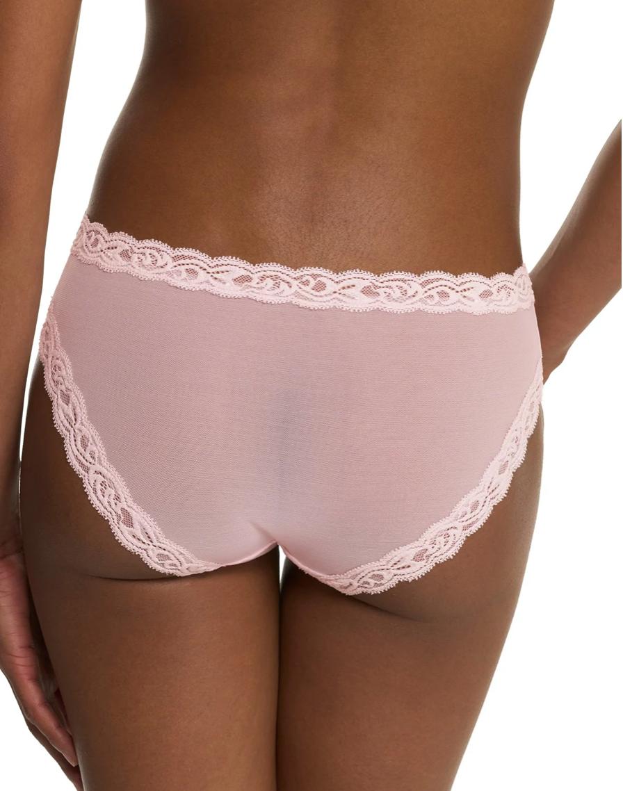 Natori Feathers Hipster 753023 in Pink Sky-Panties-Natori-Pink Sky-Small-Anna Bella Fine Lingerie, Reveal Your Most Gorgeous Self!