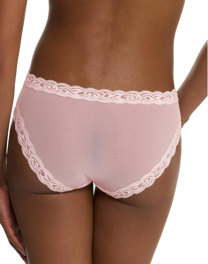 Natori Feathers Hipster 753023 in Pink Sky-Panties-Natori-Pink Sky-Small-Anna Bella Fine Lingerie, Reveal Your Most Gorgeous Self!