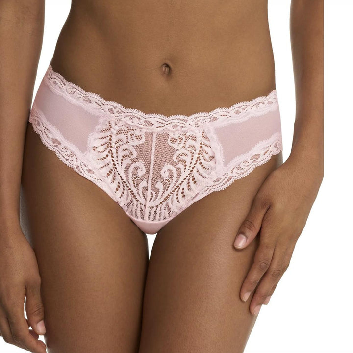 Natori Feathers Hipster 753023 in Pink Sky-Panties-Natori-Pink Sky-Small-Anna Bella Fine Lingerie, Reveal Your Most Gorgeous Self!