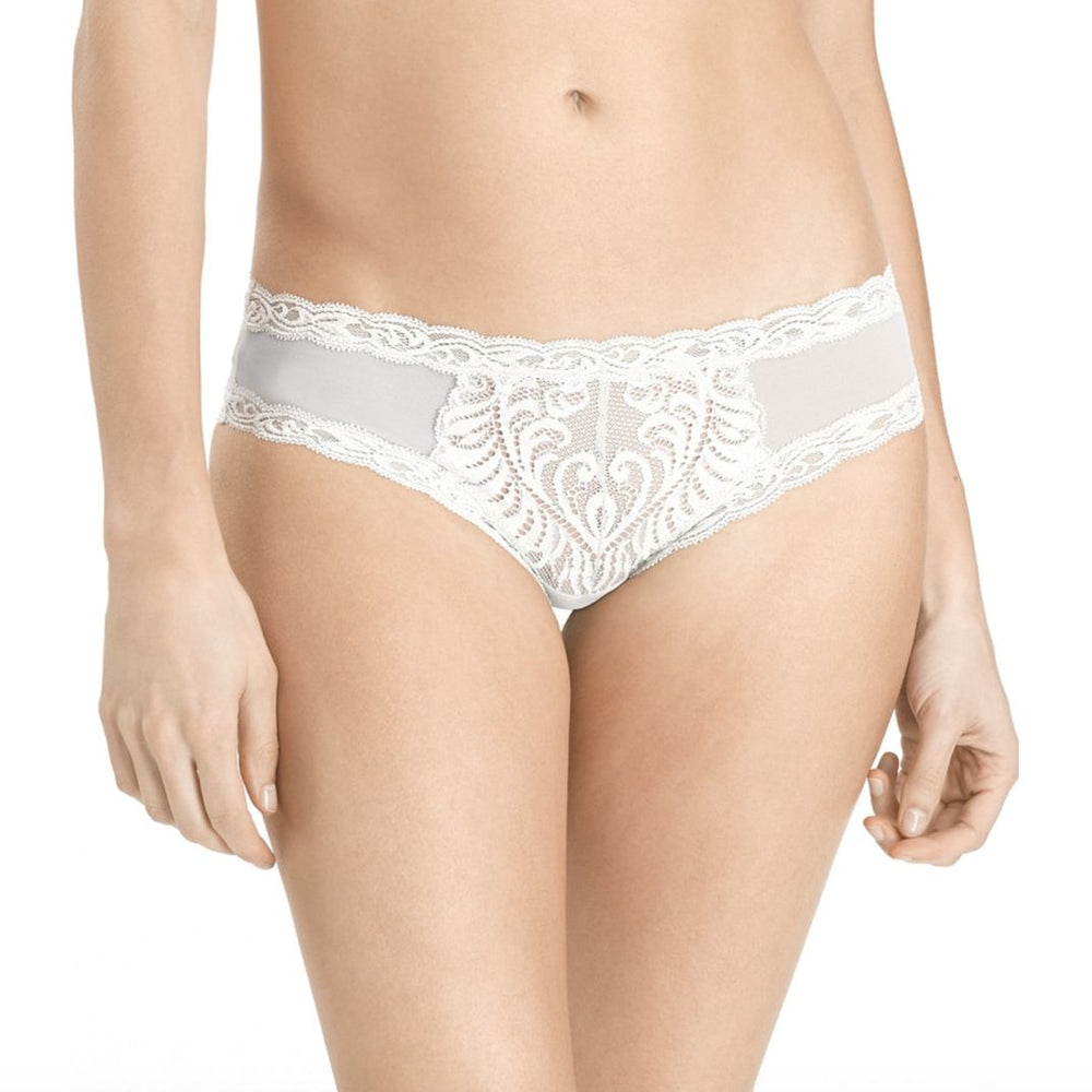 Natori Feathers Hipster 753023 in White-Panties-Natori-White-Small-Anna Bella Fine Lingerie, Reveal Your Most Gorgeous Self!
