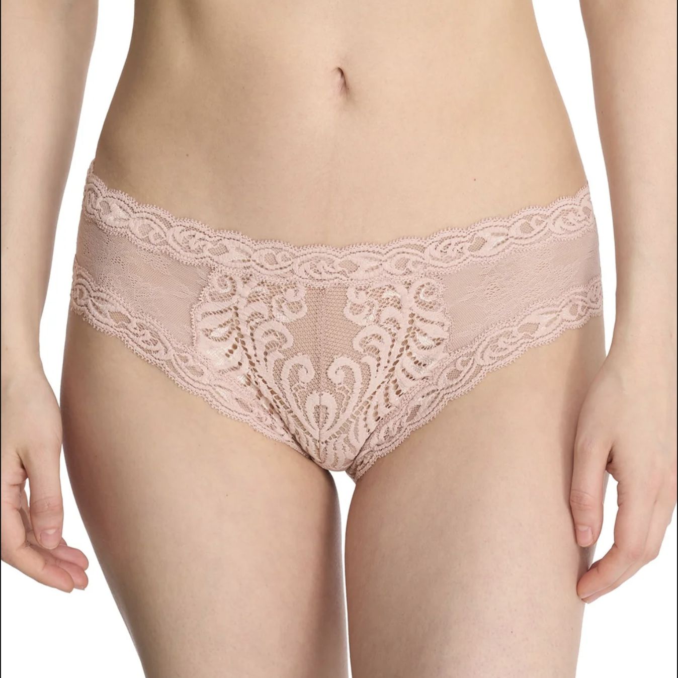 Natori Feathers Hipster in Rose Lace 753023-Anna Bella Fine Lingerie-Rose Lace-Small-