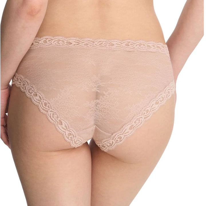 Natori Feathers Hipster in Rose Lace 753023-Panties-Natori-Rose Lace-Small-Anna Bella Fine Lingerie, Reveal Your Most Gorgeous Self!