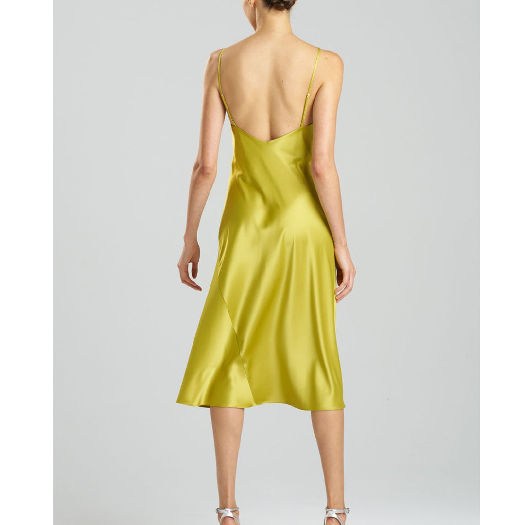Natori Glamour 46" Gown S73060 in Palm-Loungewear-Natori-Palm-Small-Anna Bella Fine Lingerie, Reveal Your Most Gorgeous Self!