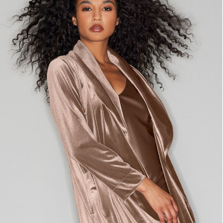 Natori Glamour Chemise in Taupe U78160-Loungewear-Natori-Taupe-XSmall-Anna Bella Fine Lingerie, Reveal Your Most Gorgeous Self!
