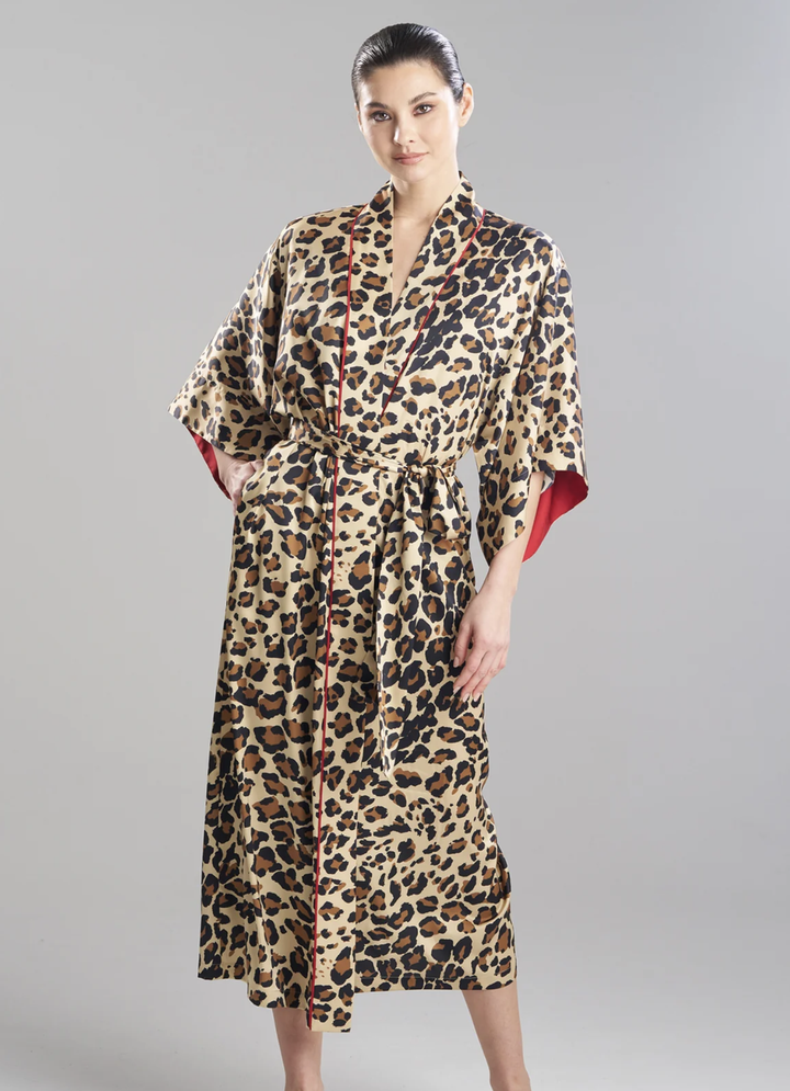Natori Jaguar 52" Robe Y74052-Robes-Natori-Jaguar Natural-XSmall-Anna Bella Fine Lingerie, Reveal Your Most Gorgeous Self!