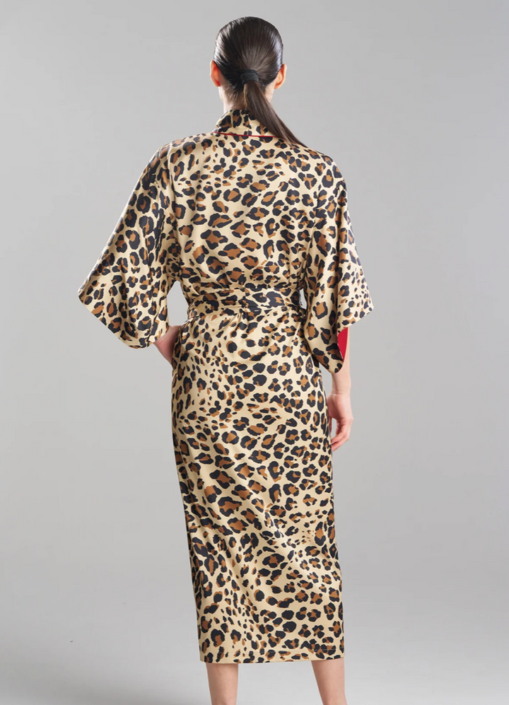 Natori Jaguar 52" Robe Y74052-Robes-Natori-Jaguar Natural-XSmall-Anna Bella Fine Lingerie, Reveal Your Most Gorgeous Self!