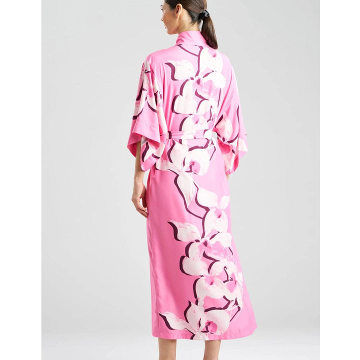 Natori Orchida 52" Robe in Tulip X74039-Robes-Natori-Tulip-XSmall-Anna Bella Fine Lingerie, Reveal Your Most Gorgeous Self!