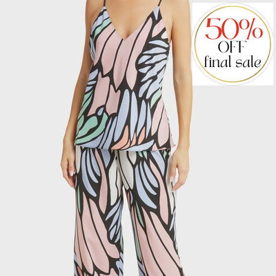 Natori Papillon Cami PJ in Periwinkle R76110-Loungewear-Natori-Periwikle-XSmall-Anna Bella Fine Lingerie, Reveal Your Most Gorgeous Self!