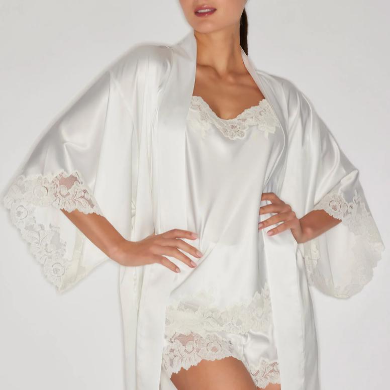 Natori Peony Glamour Cami Short Set U76148 in Warm White-Loungewear-Natori-Warm White-XSmall-Anna Bella Fine Lingerie, Reveal Your Most Gorgeous Self!