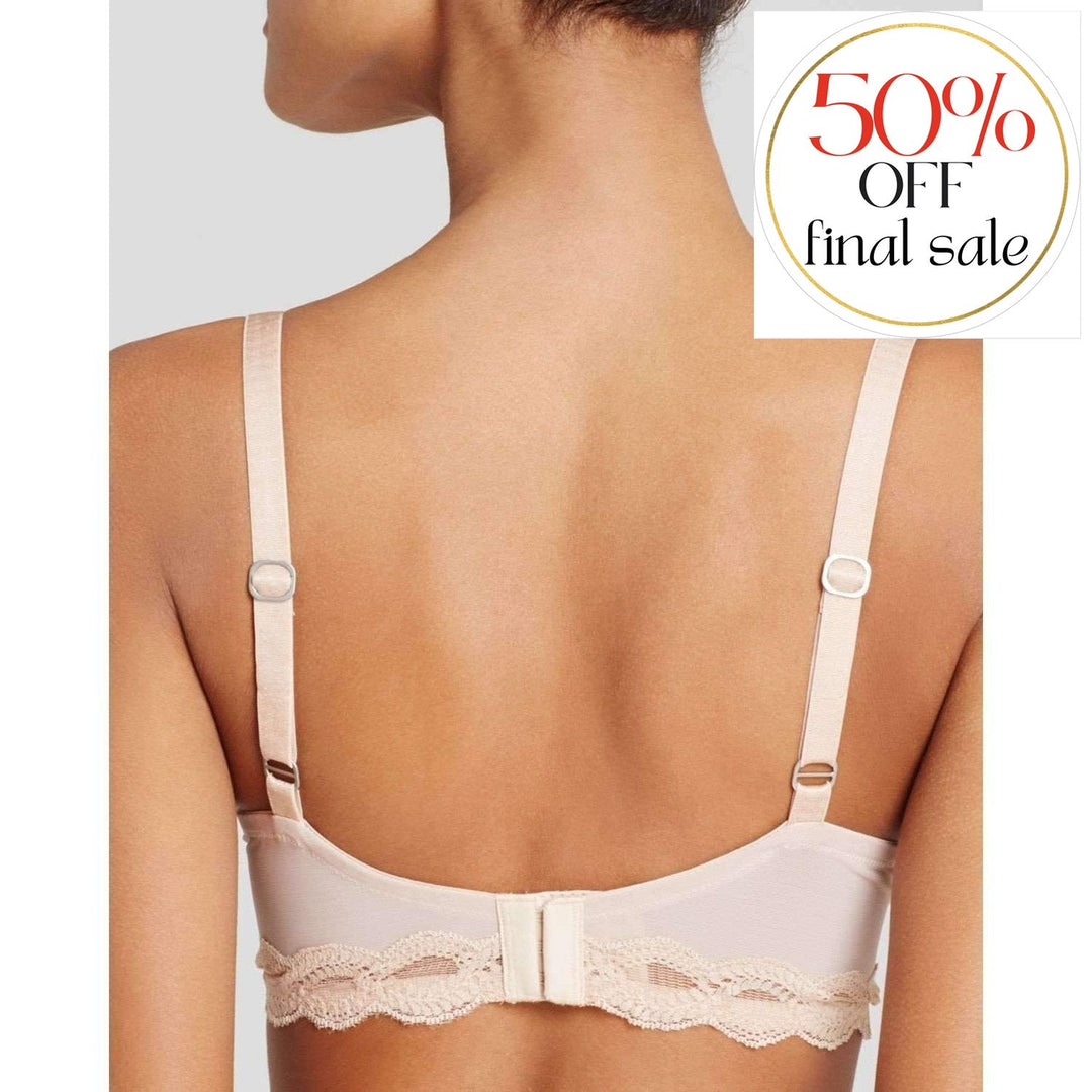 Natori Pure Allure Bra 736099-Bras-Natori-Natural-30-G-Anna Bella Fine Lingerie, Reveal Your Most Gorgeous Self!