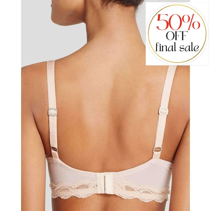 Natori Pure Allure Bra 736099-Bras-Natori-Natural-30-G-Anna Bella Fine Lingerie, Reveal Your Most Gorgeous Self!