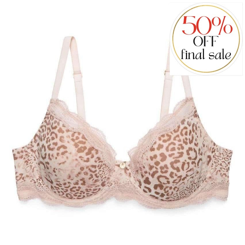 Natori Pure Allure Bra 736099-Bras-Natori-Exotic Cameo Rose-32-DDD/F-Anna Bella Fine Lingerie, Reveal Your Most Gorgeous Self!