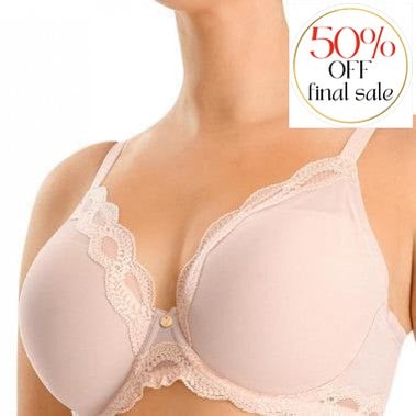 Natori Pure Allure Bra 736099-Bras-Natori-Natural-30-G-Anna Bella Fine Lingerie, Reveal Your Most Gorgeous Self!
