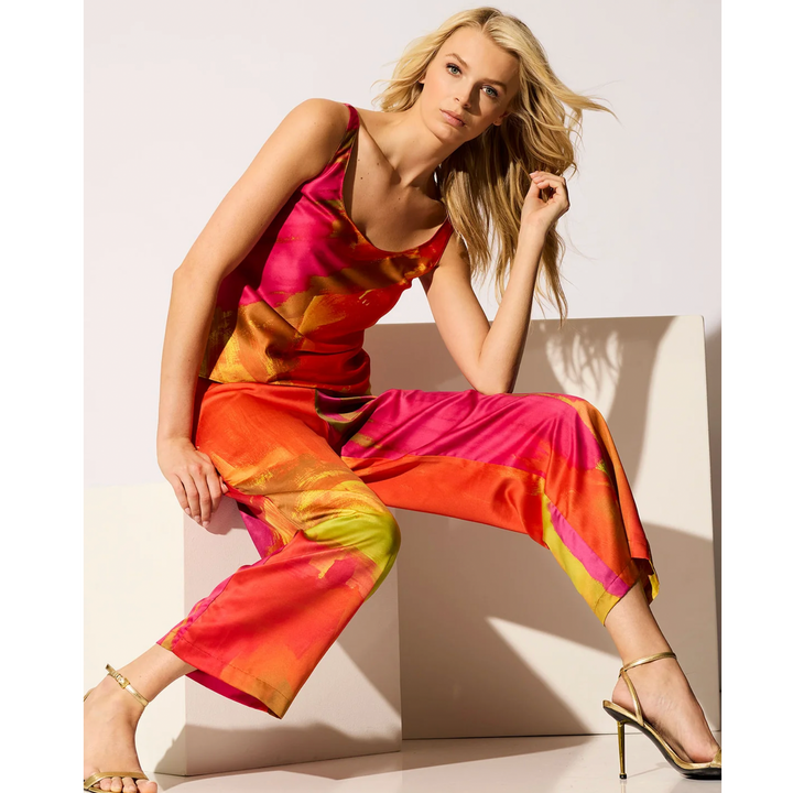 Natori Soleil Tank PJ Set X76072-Sleepwear-Natori-Multi-XSmall-Anna Bella Fine Lingerie, Reveal Your Most Gorgeous Self!