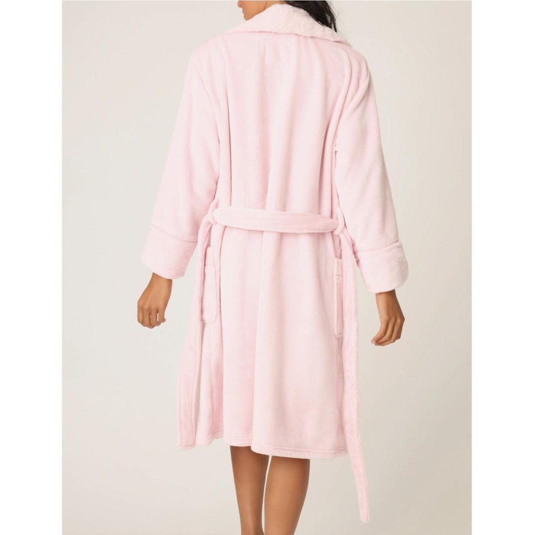 PJ Salvage Luxe Plush Robe R7LPRPJ in Ballet Pink-Robes-PJ Salvage-Ballet Pink-XSmall-Anna Bella Fine Lingerie, Reveal Your Most Gorgeous Self!