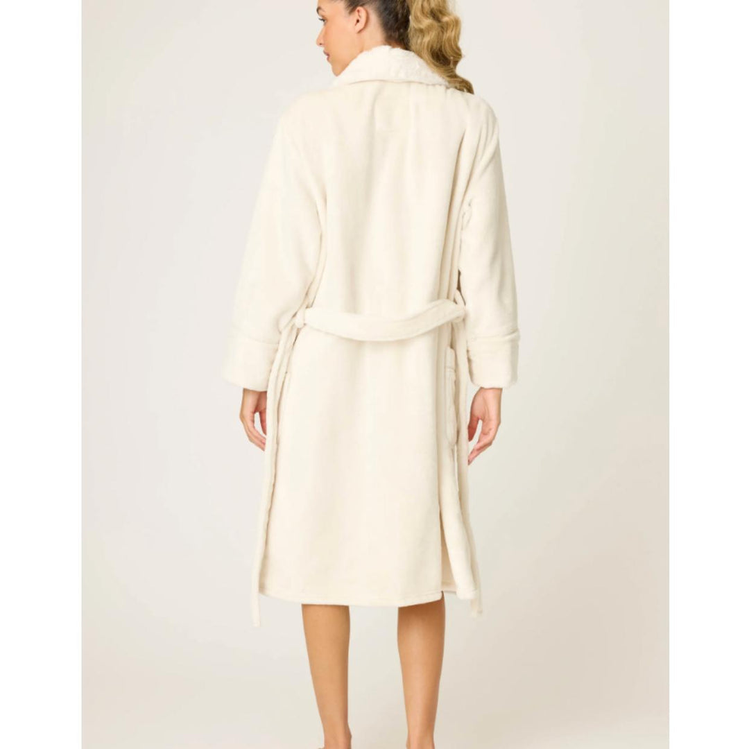 PJ Salvage Luxe Plush Robe R7LPRPJ in Natural-Robes-PJ Salvage-Natural-XSmall-Anna Bella Fine Lingerie, Reveal Your Most Gorgeous Self!