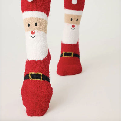 PJ Salvage Santa Socks RQFX2-Anna Bella Fine Lingerie-