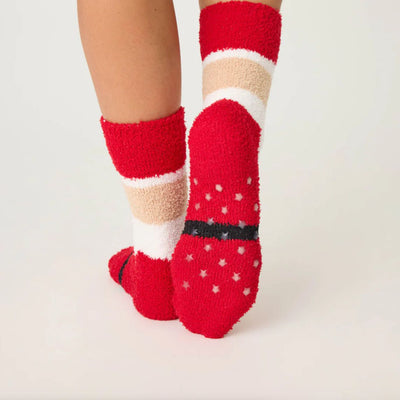 PJ Salvage Santa Socks RQFX2-Anna Bella Fine Lingerie-