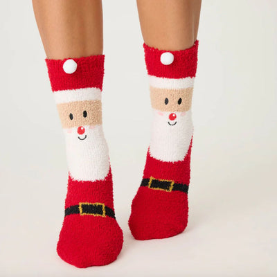 PJ Salvage Santa Socks RQFX2-Anna Bella Fine Lingerie-