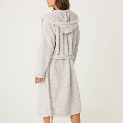 PJ Salvage Teddy Bear Plush Robe RQTBR-Robes-PJ Salvage-Grey-XSmall-Anna Bella Fine Lingerie, Reveal Your Most Gorgeous Self!