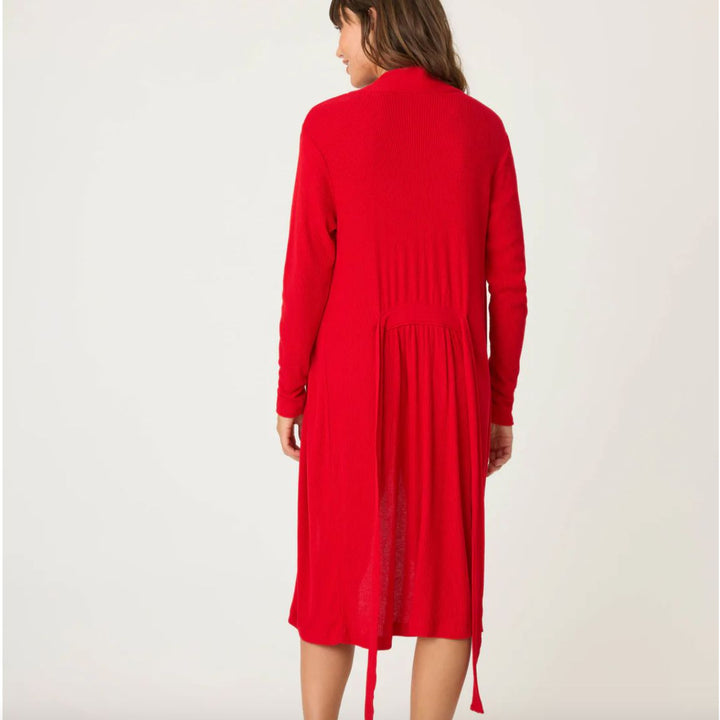 PJ Salvage Text Essential Robe RITER in Red-Robes-PJ Salvage-Red-XSmall-Anna Bella Fine Lingerie, Reveal Your Most Gorgeous Self!