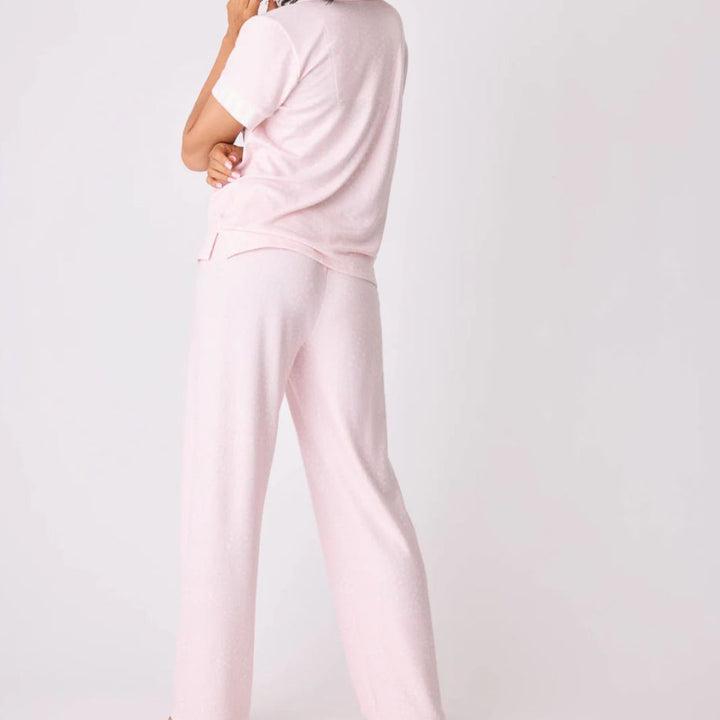 PJS x Susan G. Komen Leopard PJ Set R7BCPJ1-Loungewear-PJ Salvage-Pink Leopard-XSmall-Anna Bella Fine Lingerie, Reveal Your Most Gorgeous Self!