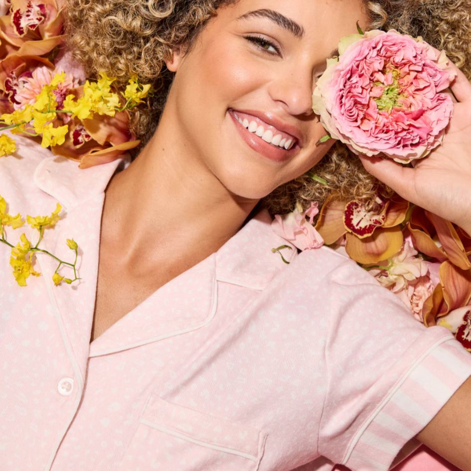 PJS x Susan G. Komen Leopard PJ Set R7BCPJ1-Loungewear-PJ Salvage-Pink Leopard-XSmall-Anna Bella Fine Lingerie, Reveal Your Most Gorgeous Self!