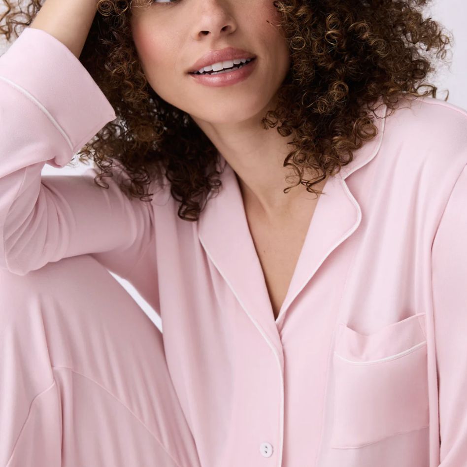 PJS x Susan G. Komen Modal PJ Set RPBCPJ-Loungewear-PJ Salvage-Blush-XSmall-Anna Bella Fine Lingerie, Reveal Your Most Gorgeous Self!