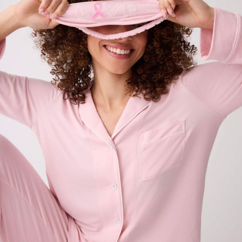 PJS x Susan G. Komen Modal PJ Set RPBCPJ-Loungewear-PJ Salvage-Blush-XSmall-Anna Bella Fine Lingerie, Reveal Your Most Gorgeous Self!