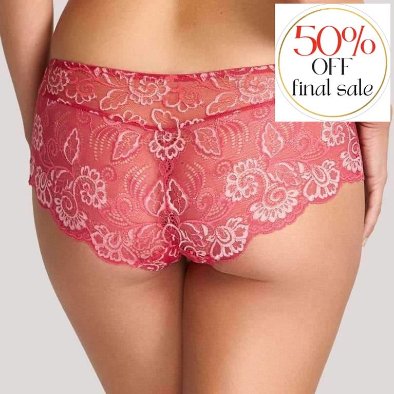Panache Andorra Short Rose 5674-Panties-Panache-Rose-XSmall-Anna Bella Fine Lingerie, Reveal Your Most Gorgeous Self!