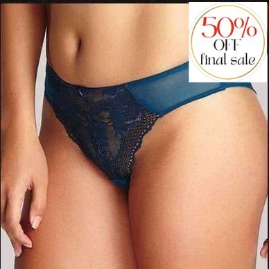 Panache Arla Brazilian Brief 9779-Panties-Panache-Aegean-XSmall-Anna Bella Fine Lingerie, Reveal Your Most Gorgeous Self!