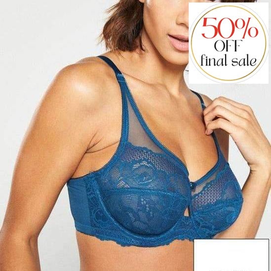 Panache Arla High Apex Balconnet Agean 9771-Bras-Panache-Aegean-32-E-Anna Bella Fine Lingerie, Reveal Your Most Gorgeous Self!