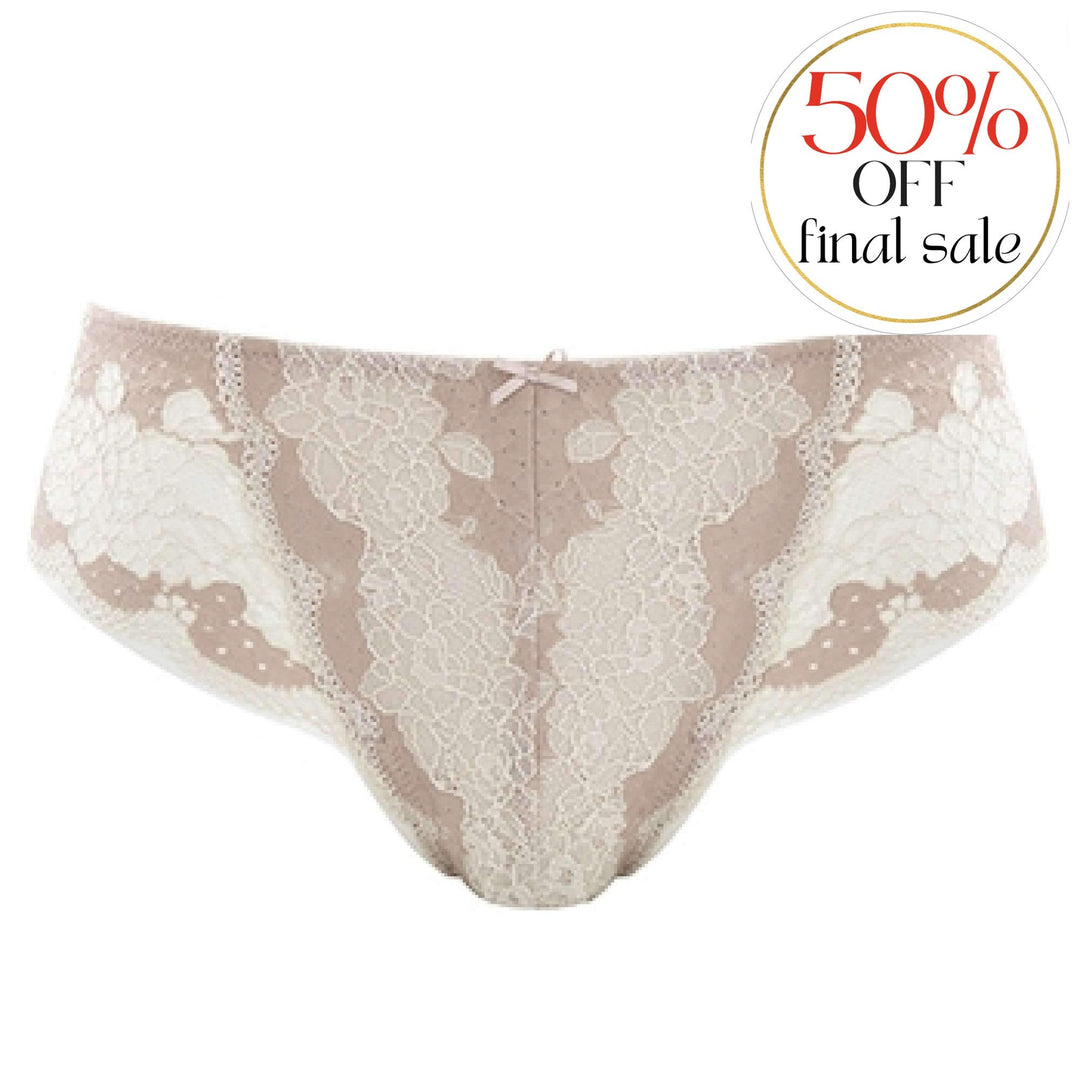 Panache Clara Brief 7253-Panties-Panache-Cameo/Ivory-Small-Anna Bella Fine Lingerie, Reveal Your Most Gorgeous Self!