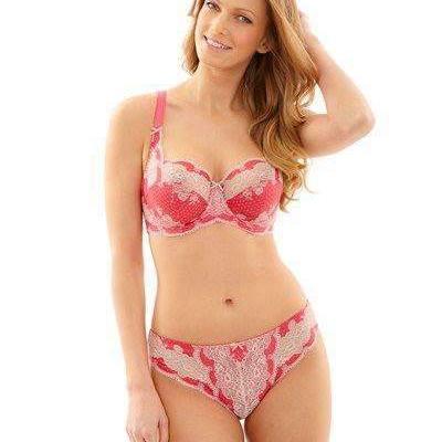 Panache Clara Brief 7253-Anna Bella Fine Lingerie-Pink/Dove-Small-