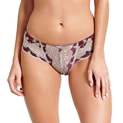 Panache Clara Brief 7253-Anna Bella Fine Lingerie-Plum/Silver-Medium-