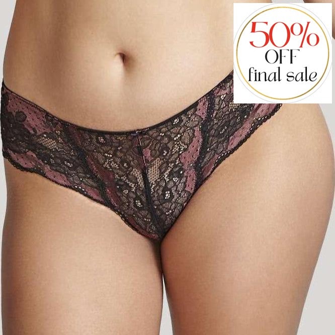 Panache Clara Brief in Black Fig 7253-Panties-Panache-Black Fig-XSmall-Anna Bella Fine Lingerie, Reveal Your Most Gorgeous Self!
