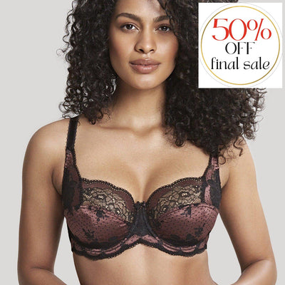 Panache Clara Full Cup Bra 7255 in Black Fig-Bras-Panache-Black Fig-30-E-Anna Bella Fine Lingerie, Reveal Your Most Gorgeous Self!