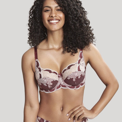 Panache Clara Full Cup Bra in Plum 7255-Anna Bella Fine Lingerie-Plum-36-E