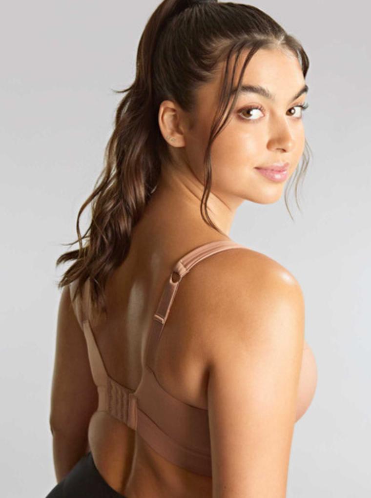Panache Endurance Non Padded Wired Sports Bra in Dusty Rose 5022-Sports Bras-Panache-Dusty Rose-34-F-Anna Bella Fine Lingerie, Reveal Your Most Gorgeous Self!