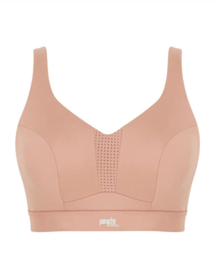 Panache Endurance Non Padded Wired Sports Bra in Dusty Rose 5022-Sports Bras-Panache-Dusty Rose-34-F-Anna Bella Fine Lingerie, Reveal Your Most Gorgeous Self!