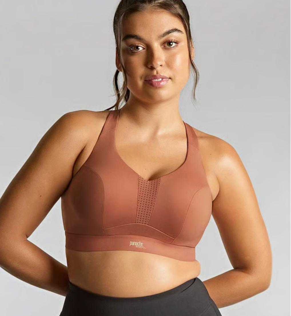 Panache Endurance Non Padded Wired Sports Bra in Sienna Rose 5022-Sports Bras-Panache-Sienna Rose-30-F-Anna Bella Fine Lingerie, Reveal Your Most Gorgeous Self!