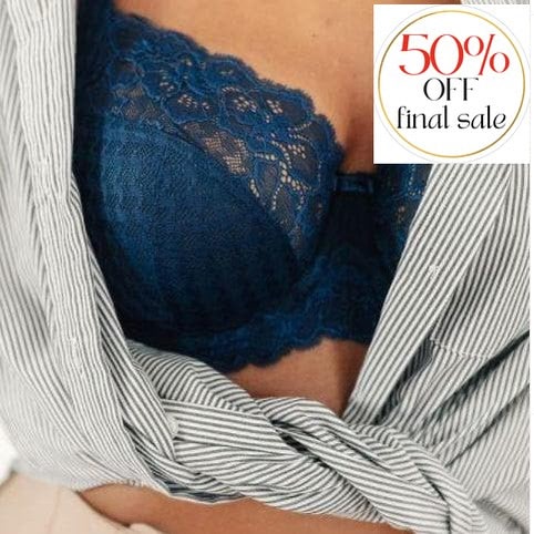 Panache Envy Balconette 7285-Bras-Panache-Navy-36-F-Anna Bella Fine Lingerie, Reveal Your Most Gorgeous Self!